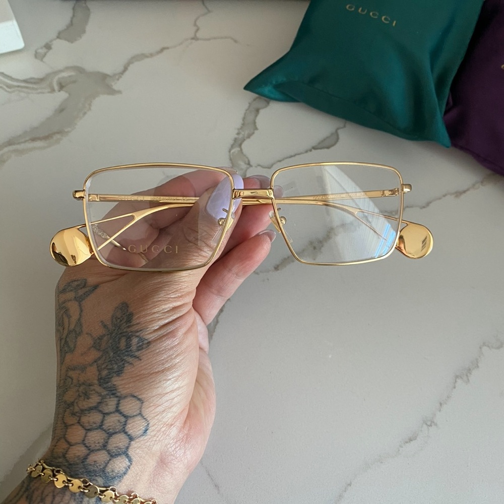 Gucci Women's Gold Frame Glasses